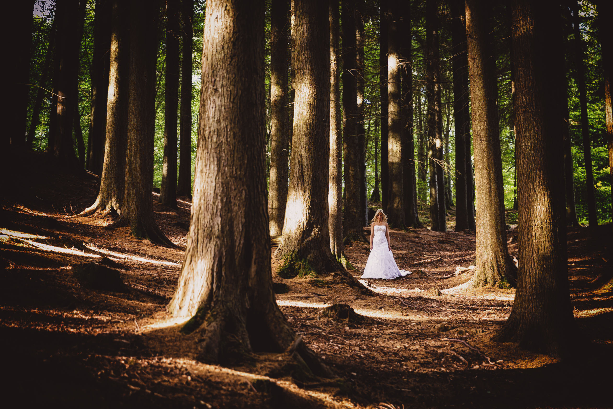 bride in the woods lyrath estate wedding kilkenny