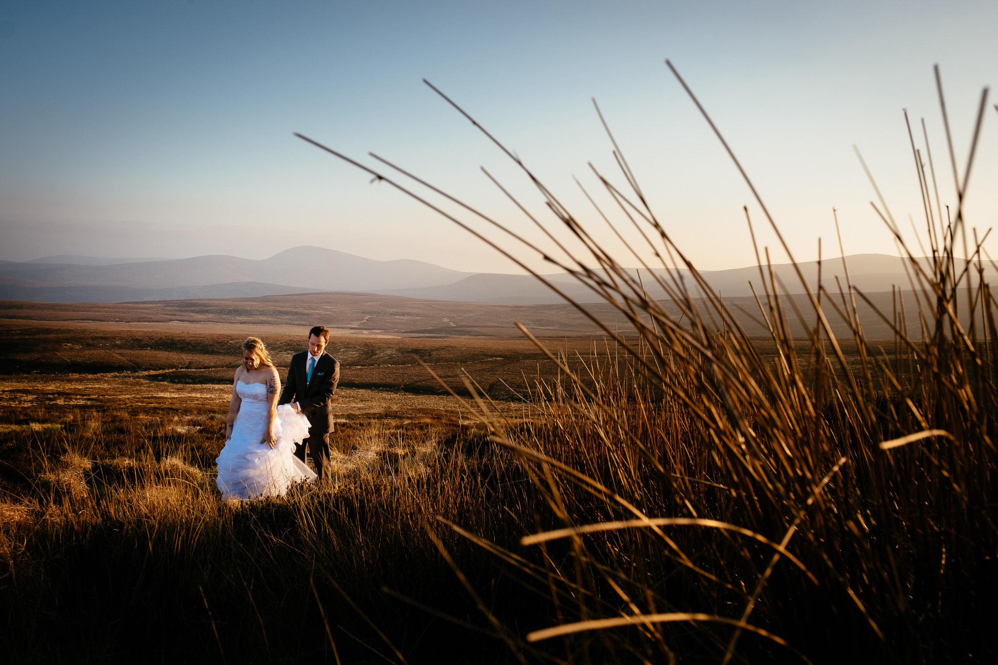 A couple during their wedding photography session in Dublin, Ireland
