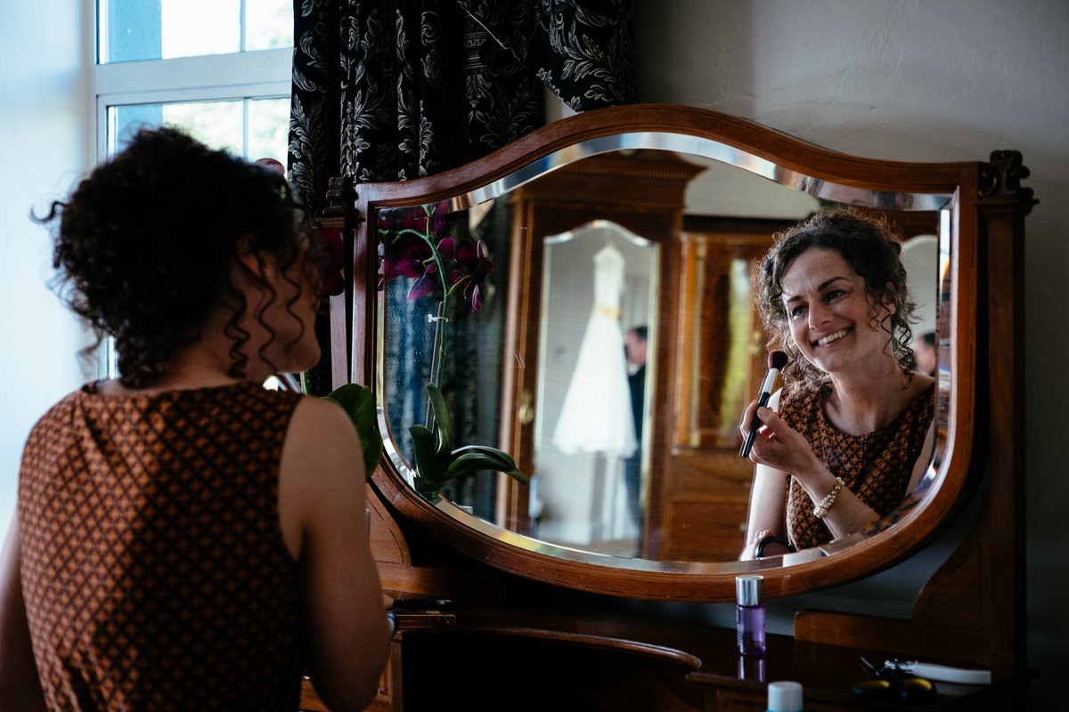 bridal preparations at the Castle Oaks House Hotel
