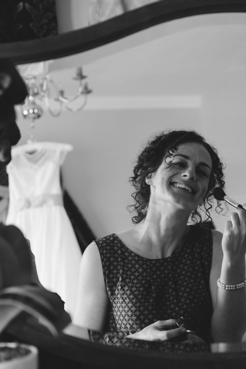 bridal preparations at the Castle Oaks House Hotel