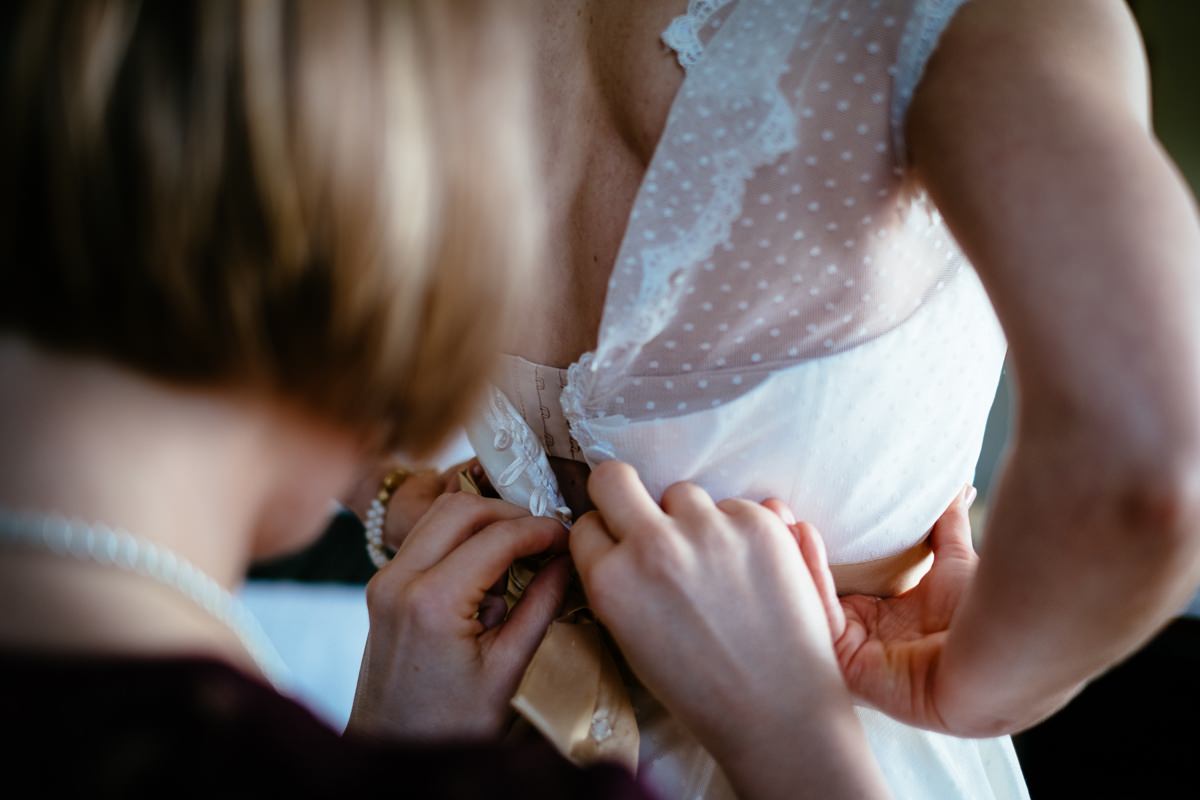 bridal preparations at the Castle Oaks House Hotel