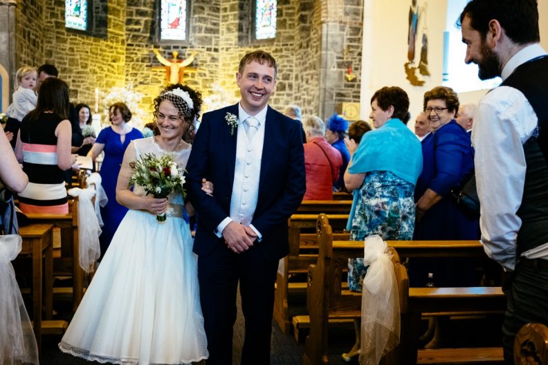 wedding celebrations in Castletroy church