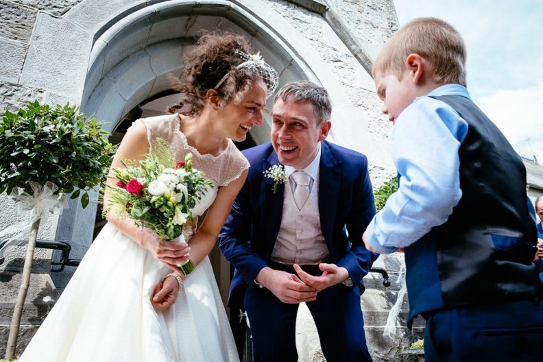 wedding celebrations in Castletroy church