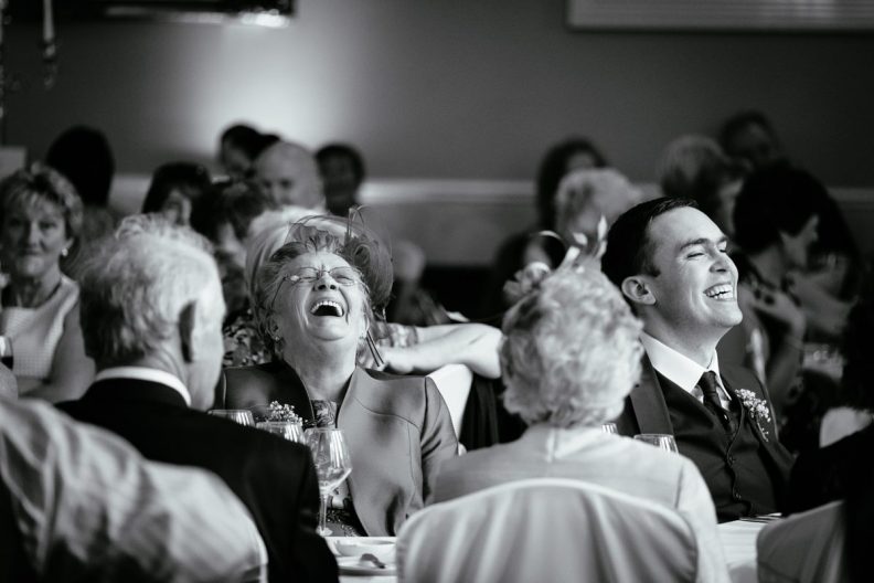 Wedding Speeches at a Castle Oaks House Hotel wedding