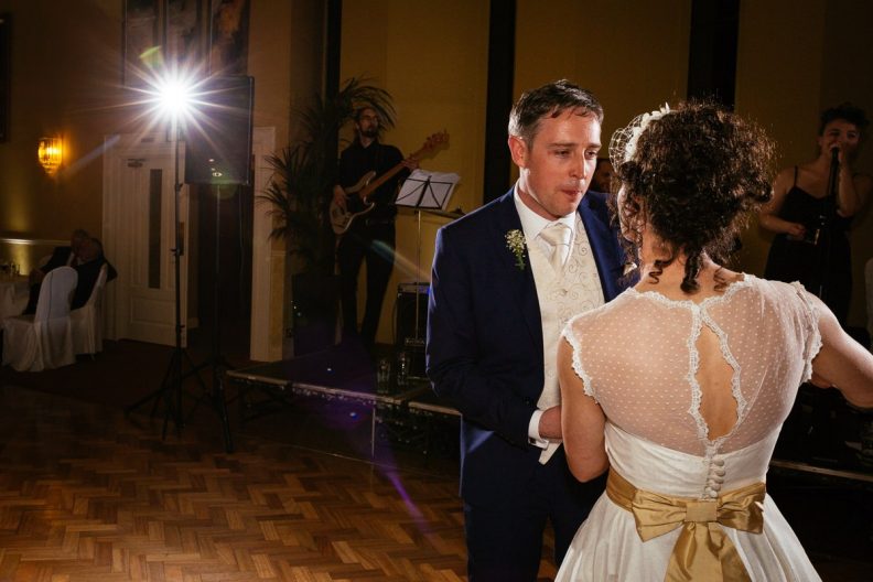 Dancing at a Castle Oaks House Hotel wedding