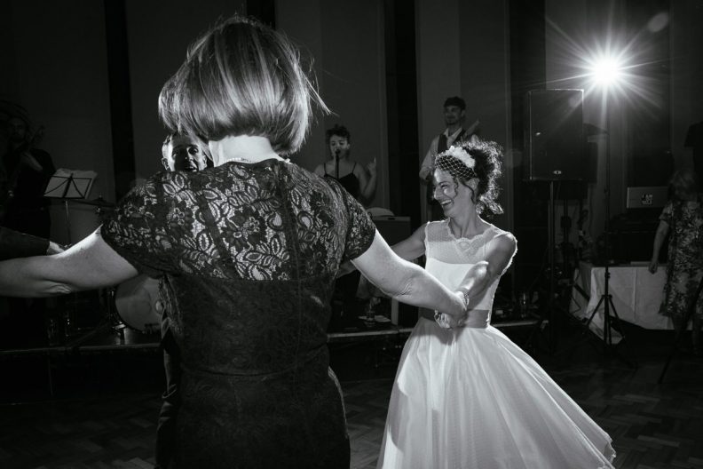 Dancing at a Castle Oaks House Hotel wedding