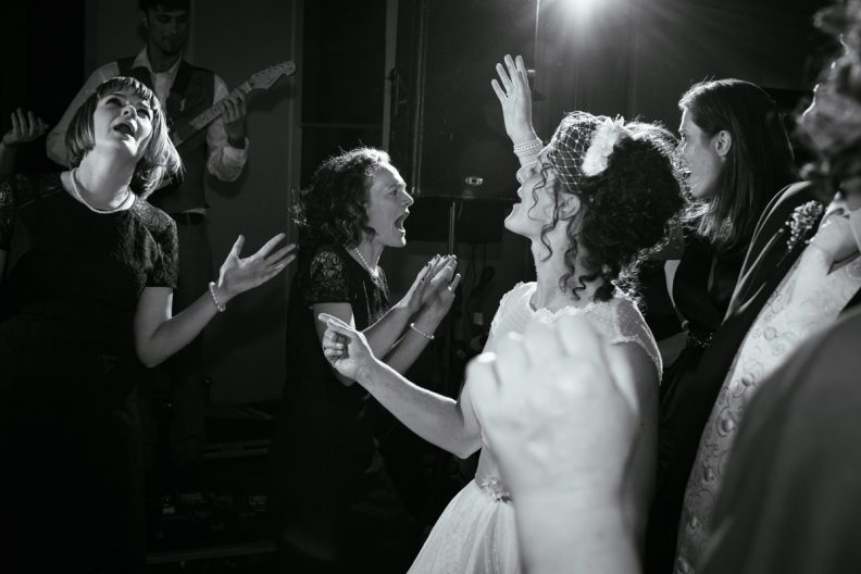 Dancing at a Castle Oaks House Hotel wedding