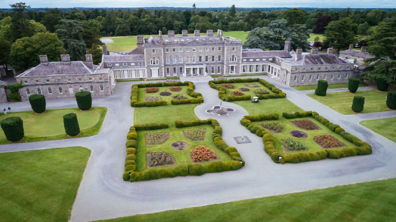 aerial photograph of carton house maynooth