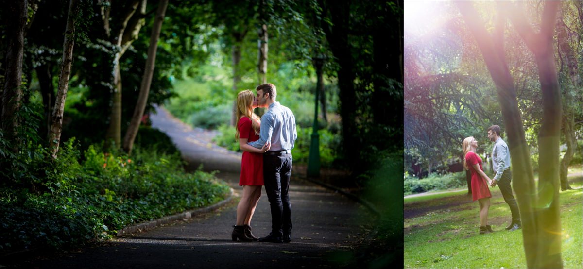 Engagement Shoot in Merrion Park, Dublin City 1
