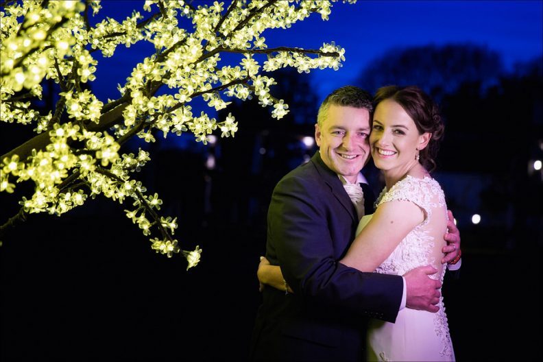 Beautiful Bellingham Castle Wedding Photography 6 bride and groom at bellingham castle