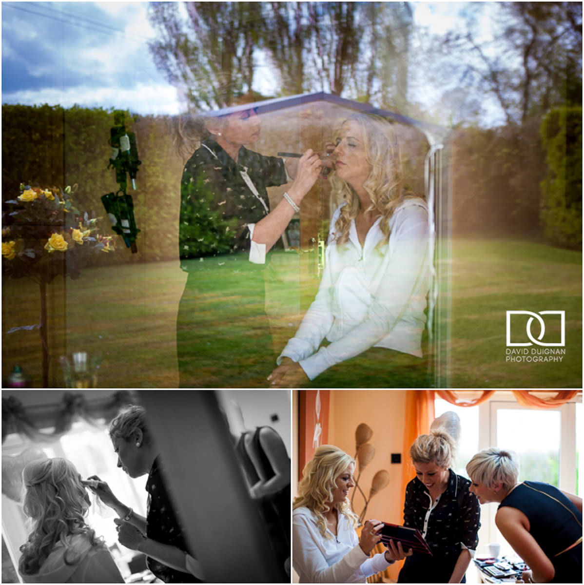 bridal preparations Lyrath estate Wedding