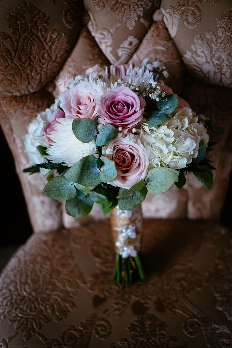 brides flowers at glenlo abbey hotel wedding