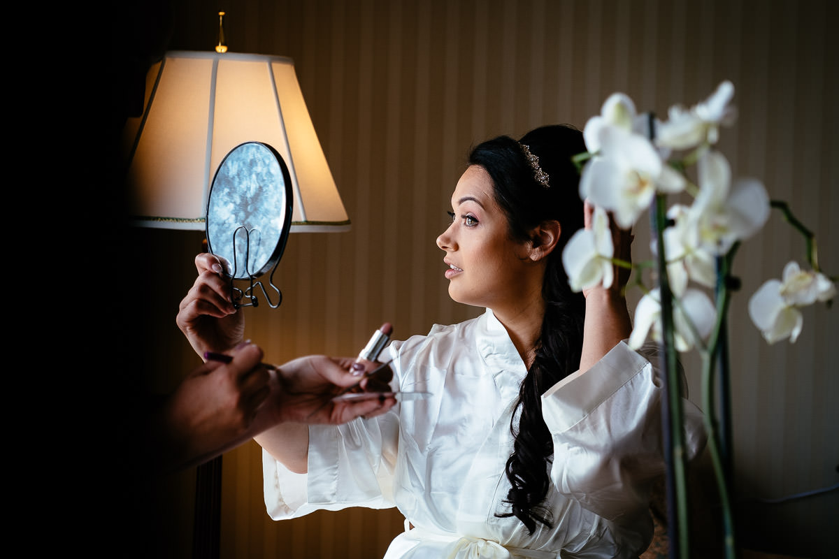 bridal preparations at glenlo abbey hotel wedding