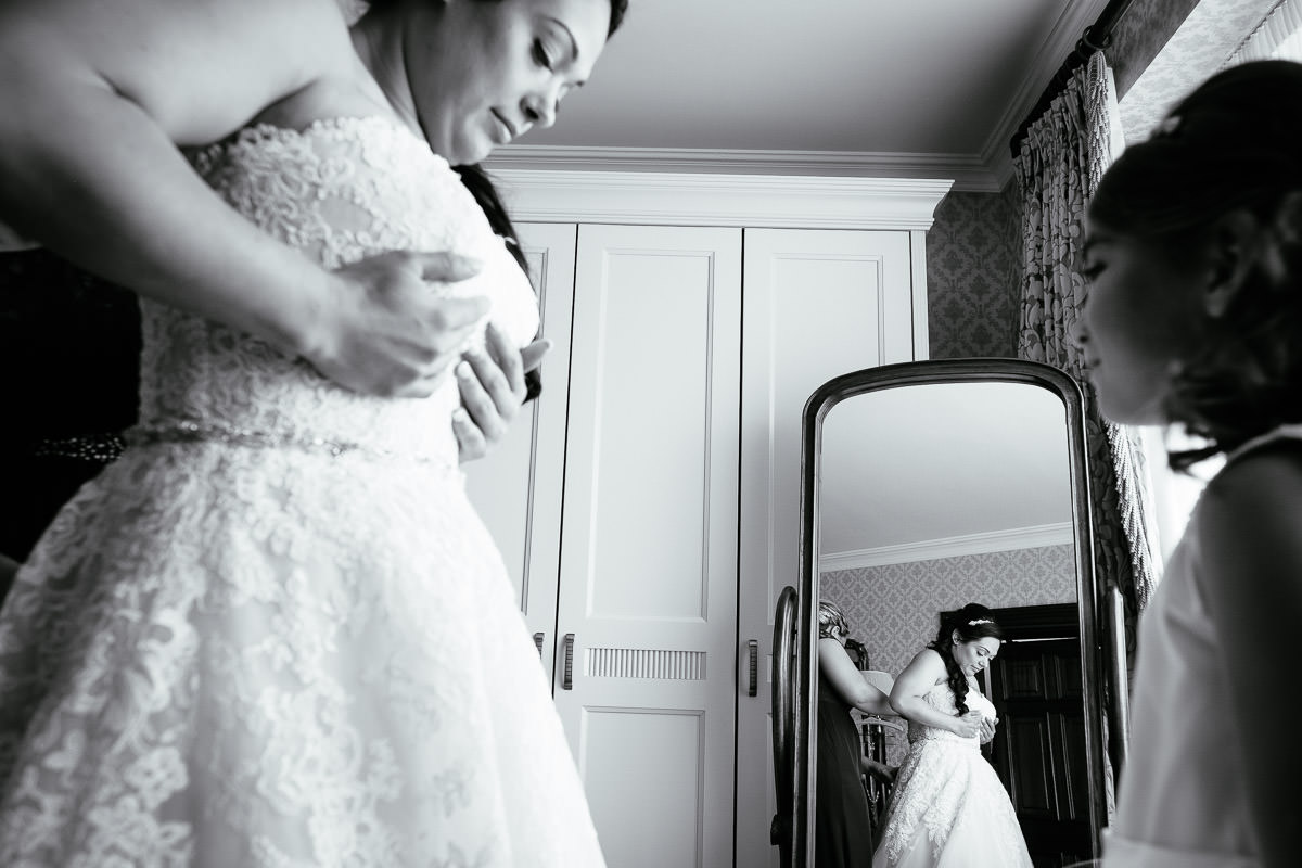 bridal preparations at glenlo abbey hotel wedding