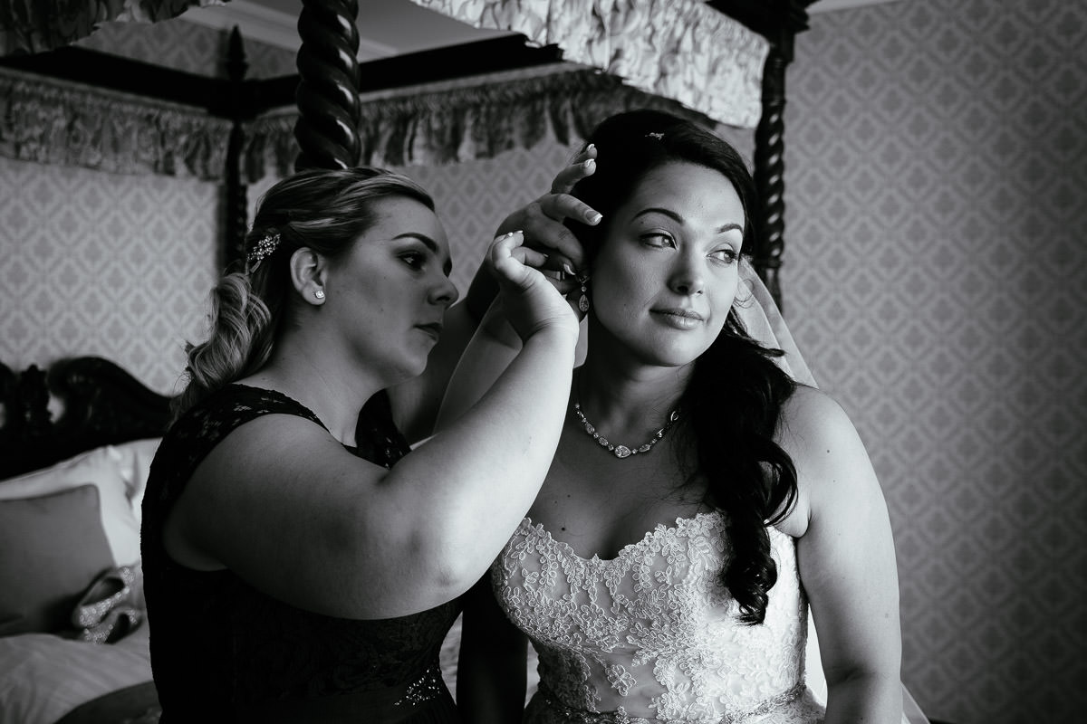 bridal preparations at glenlo abbey hotel wedding