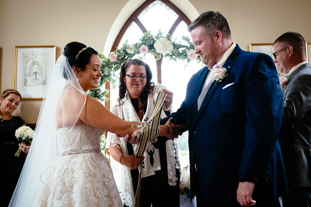 wedding ceremony at glenlo abbey hotel wedding