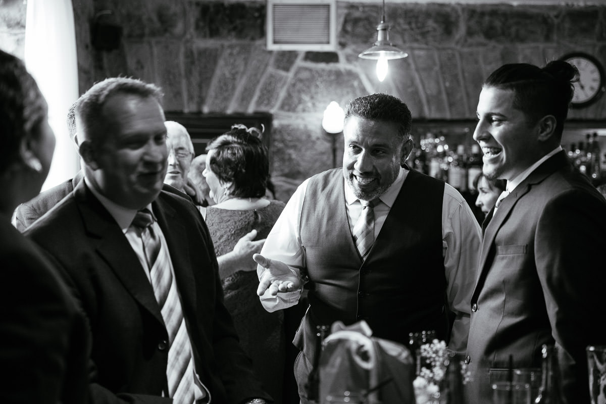 guests celebrating at glenlo abbey hotel wedding