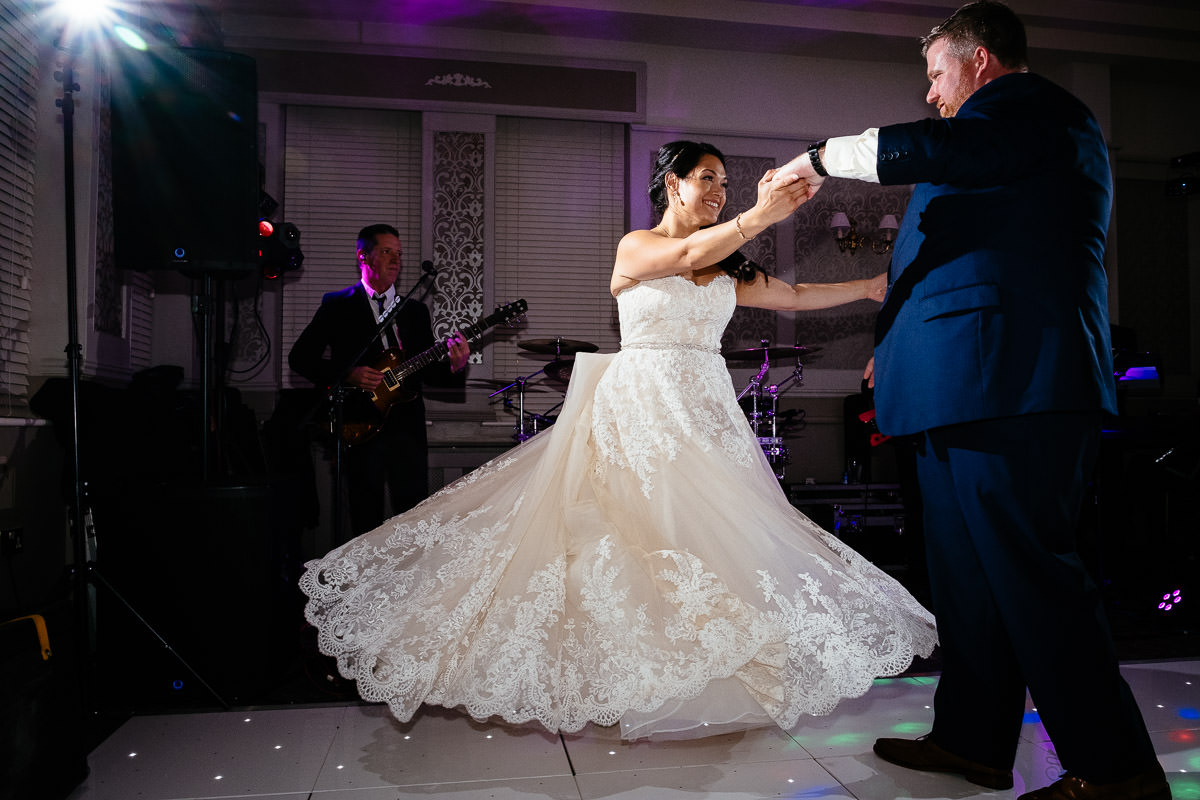 first dance at glenlo abbey hotel wedding