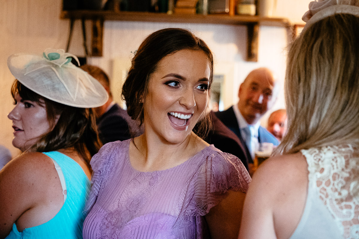 wedding guests at the ashtown park hotel