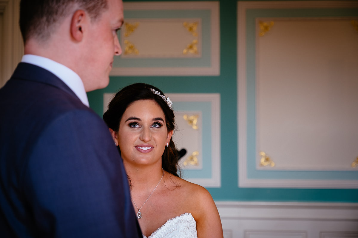 wedding ceremony at the killashee hotel naas