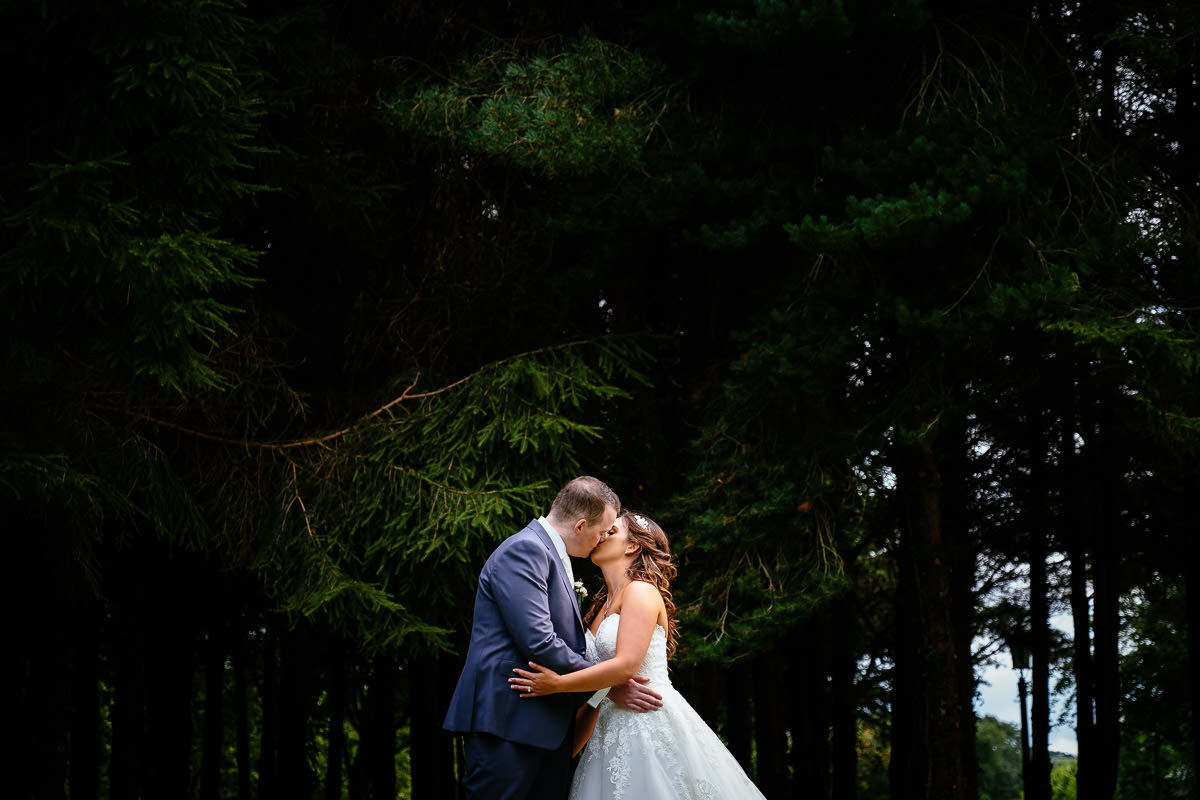 bride and groom at the killashee hotel naas