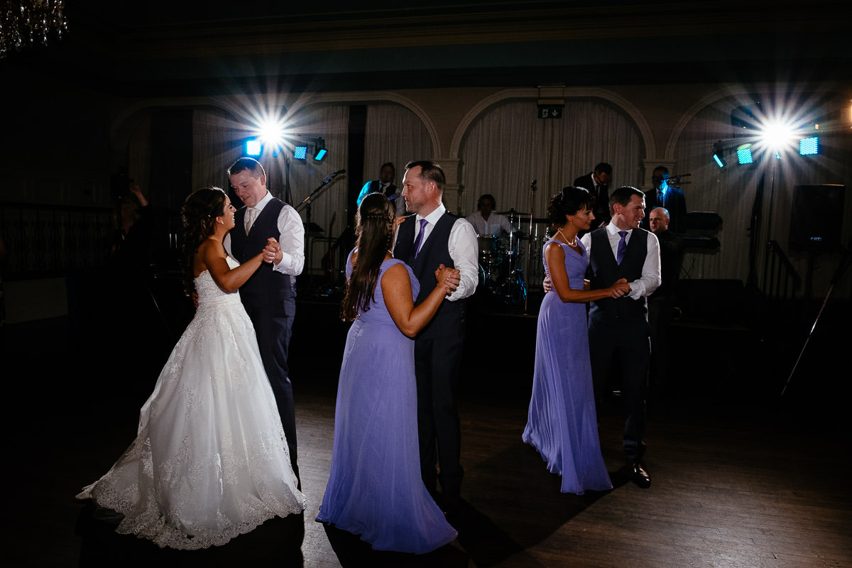 wedding guests dancing at the killashee hotel naas