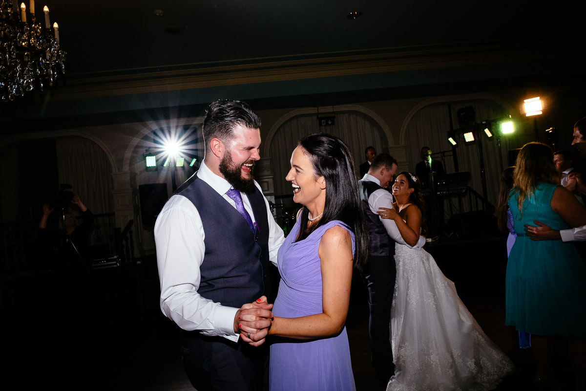 wedding guests dancing at the killashee hotel naas