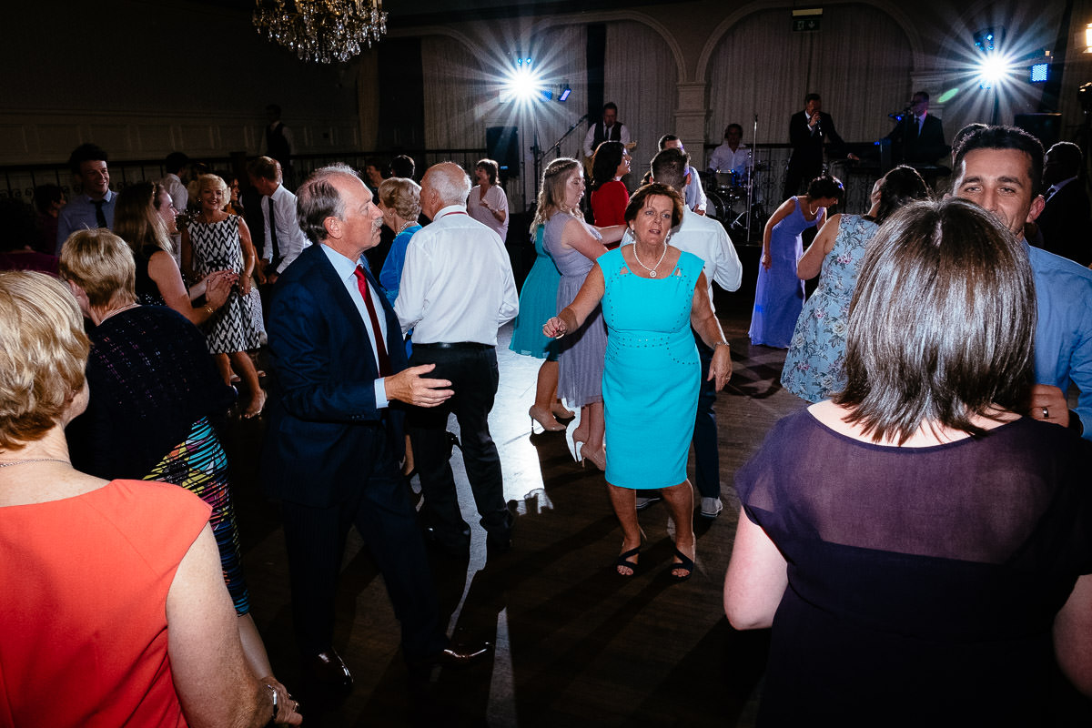 wedding guests dancing at the killashee hotel naas