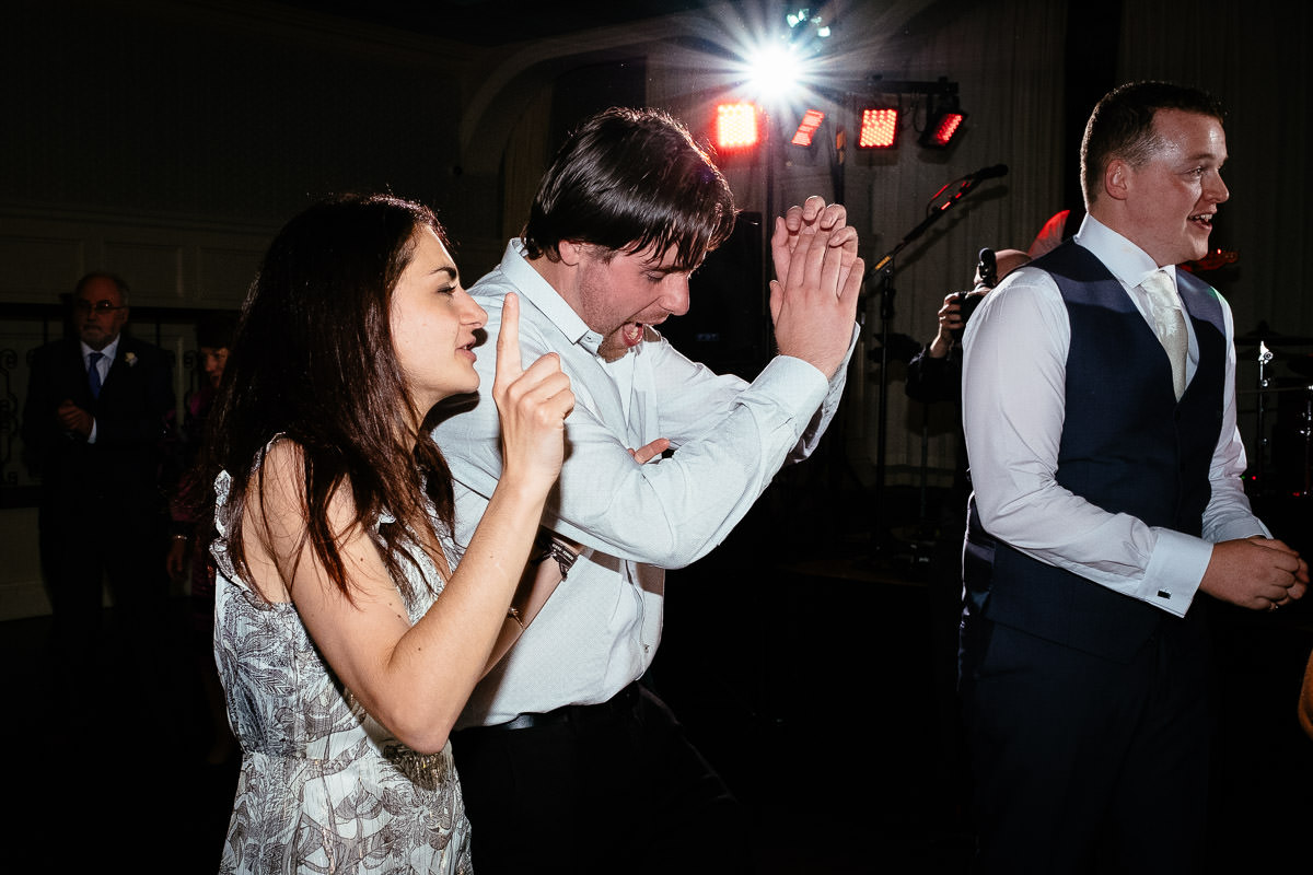 wedding guests dancing at the killashee hotel naas