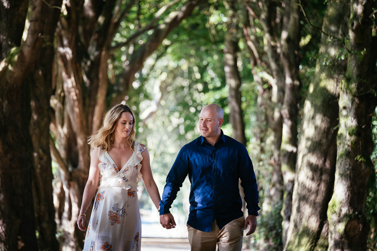 Beautiful New Yorkers Jenny & Frank’s Engagement Session in Dublin 3