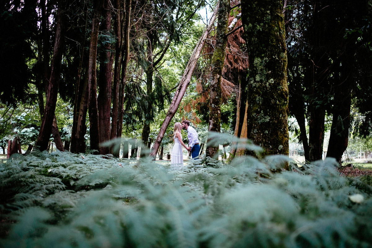 engaged couple Engagement Shoot in Rural Ireland