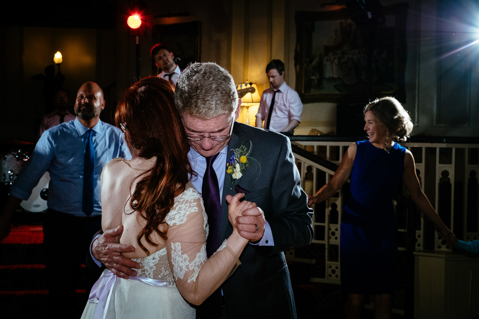 bride and groom first dance