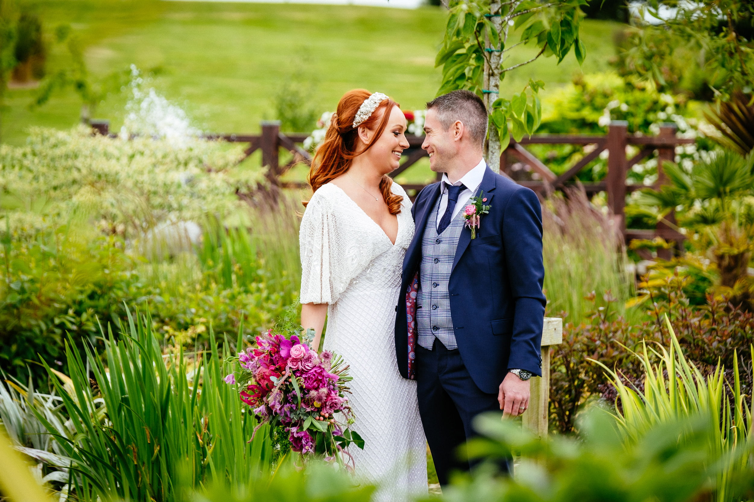 bride and groom photoshoot at a Fota Island Resort Cork wedding