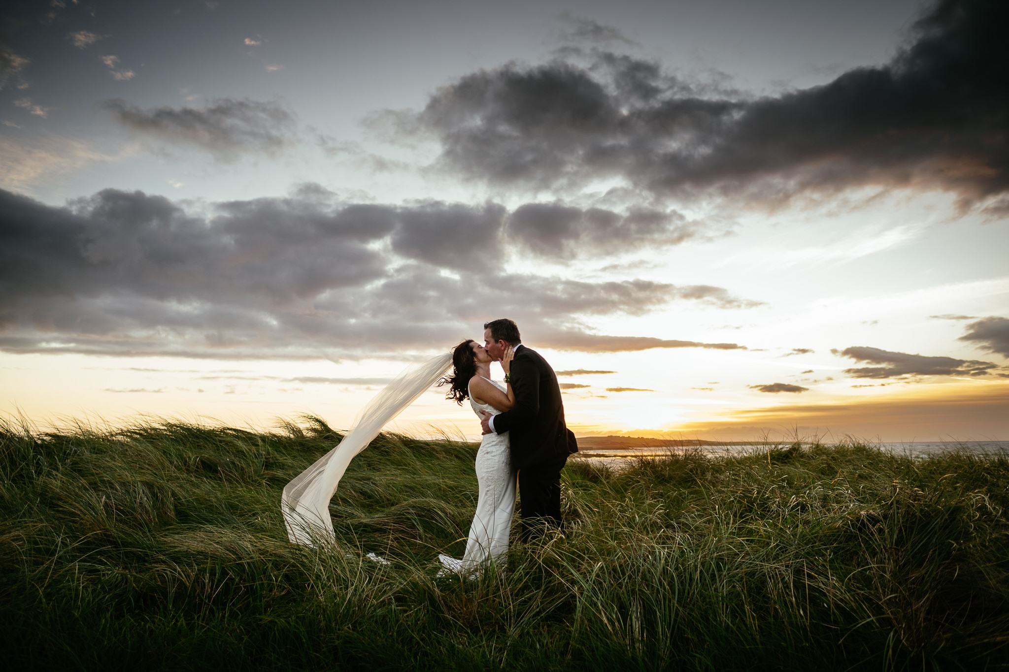 Bride and groom at Trump International Doonbeg