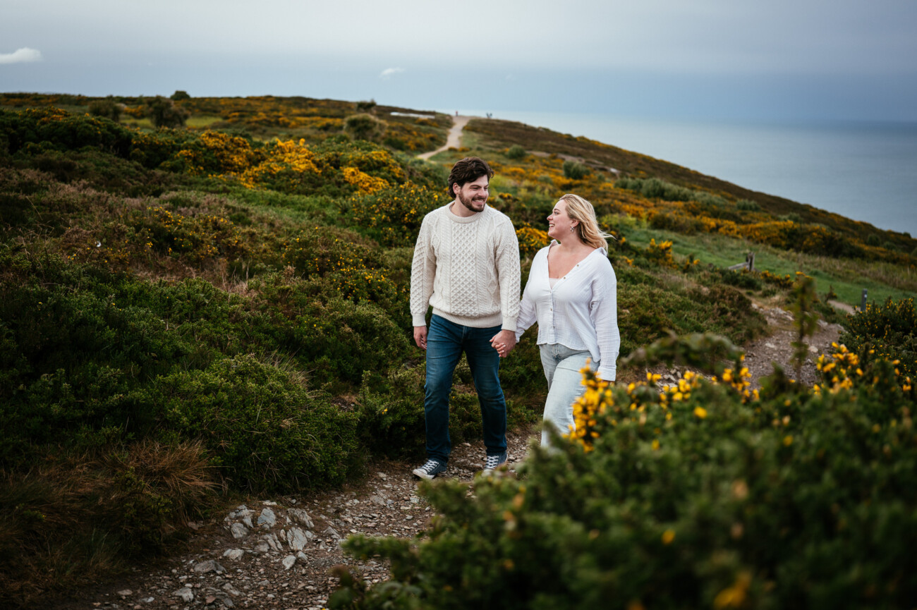 A Breathtaking Secret Proposal at Howth Cliffs, Dublin: Chad & Sammi's Engagement Session 5