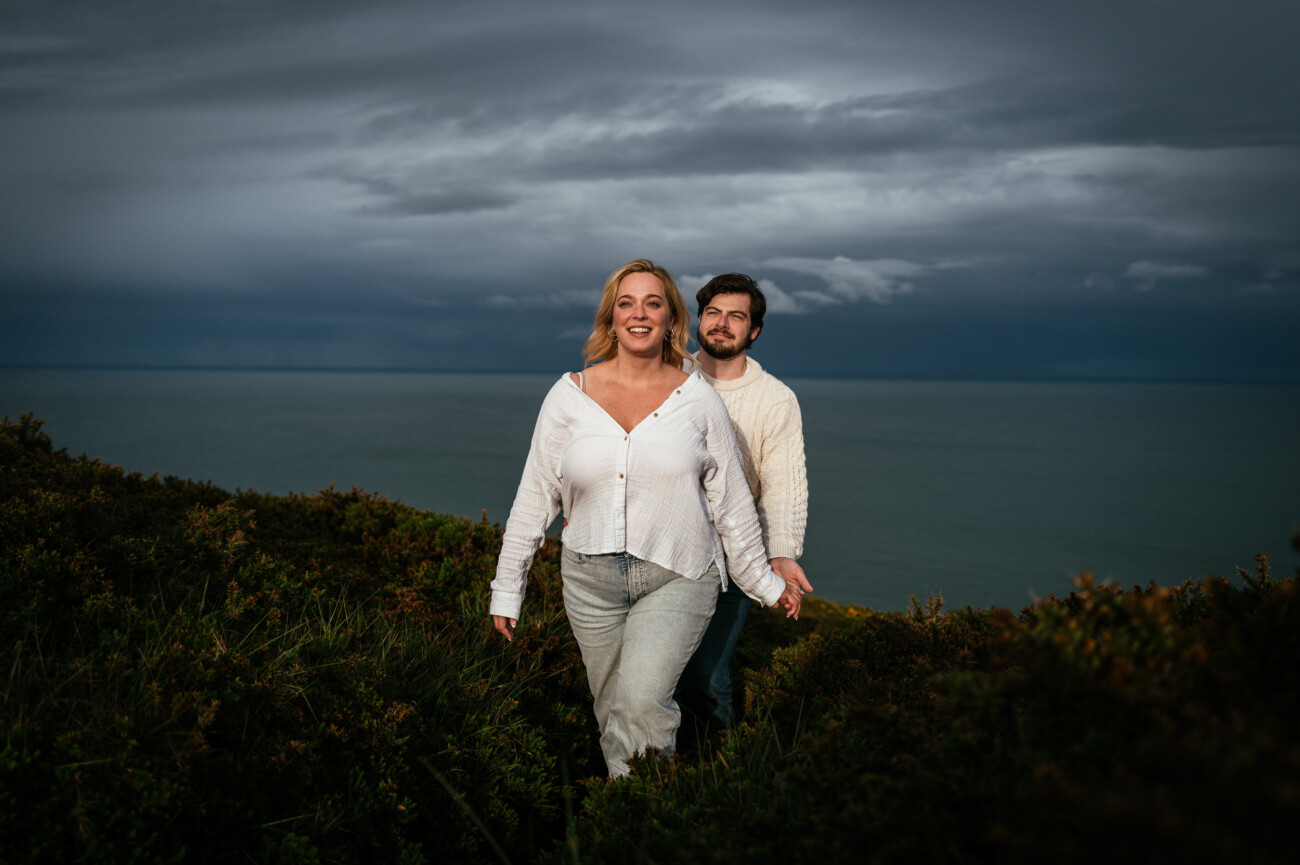 A Breathtaking Secret Proposal at Howth Cliffs, Dublin: Chad & Sammi's Engagement Session 2